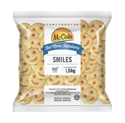 Imagem  Batata Congelada McCain Smiles 9kg