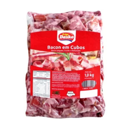 Imagem Bacon em Cubos 1kg (Frigodasko)