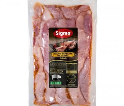 Imagem Bacon Pernil Fatiado 1kg (Sigma)