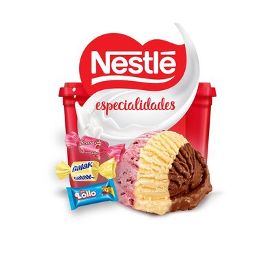 Imagem Sorvete Especialidades Napolitano Nestlé Pote 1,5L