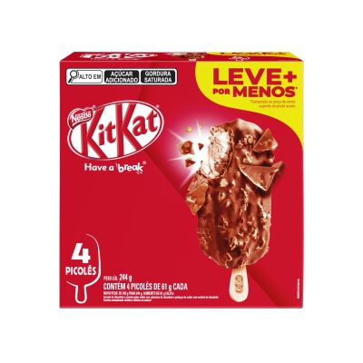 Imagem Picolé KITKAT® Nestlé Multipack 4 unid.