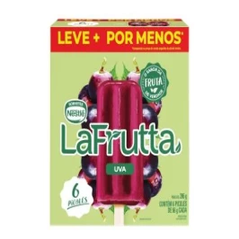 Imagem Picolé La Frutta Uva Nestlé 6 unid.