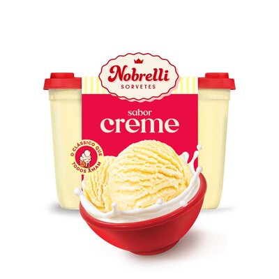 Imagem Sorvete Nobrelli Creme Pote 1.3l