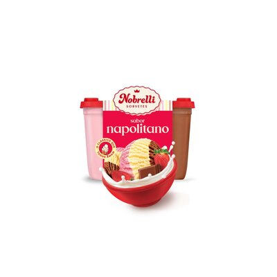 Imagem Sorvete Nobrelli Napolitano Pote 1.3l